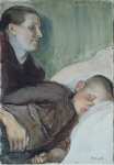 Enckell Knut Magnus Mother with her Sleeping Child - Hermitage